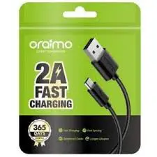 Oraimo Original Android Micro USB 1M 2A Fast Charging & Normal Tybe B Data Cable