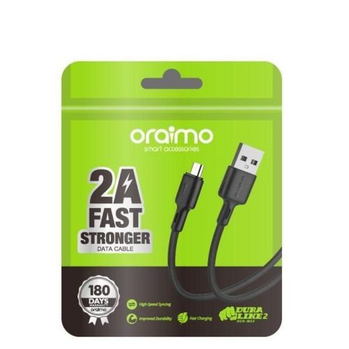 Oraimo Original Android Micro USB 1M 2A Fast Charging & Normal Tybe B Data Cable