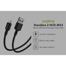 Oraimo Original Android Micro USB 1M 2A Fast Charging & Normal Tybe B Data Cable