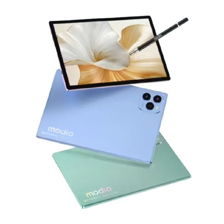 [NEW ARRIVAL]  Modio M38 TABLET 16GBRAM 1TBROM 8,000mAh  Android 11 Dual SIM 10.1inch IPS LCD.  Supports Dual SIM and comes with a mouse, case, keyboard and stylus PEN.