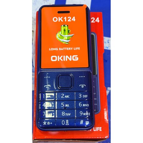 Oking OK124,1.77" Screen Keypad phone ,Wireless FM,Camera,Bright Touch, 1000mAh(Dual Sim) Feature Phone