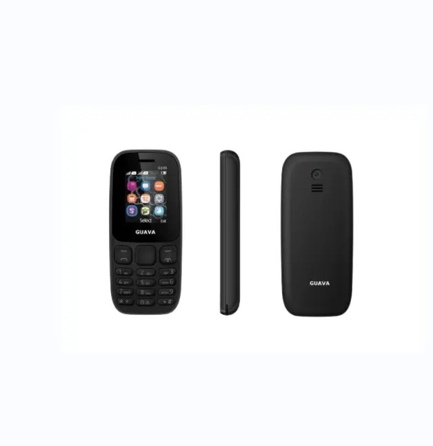 GUAVA G105 AFFORDABLE FEATURE PHONE/KABAMBE/KATULULU/MULIKA MWIZI PHONE 1000MAH BATTERY 1.8-INCH SCREEN DISPLAY DUAL SIM BLUETOOTH, FM Radio Feature Phone