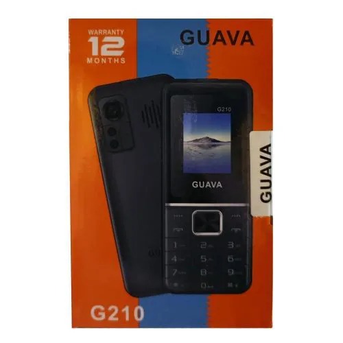 Guava G210 , (Dual SIM), Wireless FM, Bluetooth, MP3/MP4, Multi-languages, Long Battery Life Feature Phone