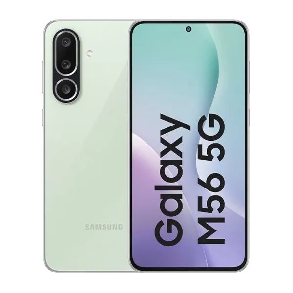 Samsung Galaxy M56 5G 6.74" 120Hz Super AMOLED Display 256GB+8GB 50MP+12MP 4K@30fps Camera Exynos 1480 (4nm) Chipset 5000mAh 45W Battery (TYP) Android 15 Dual SIM Display-Fingerprint Unlock Smartphone