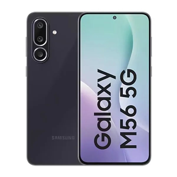 Samsung Galaxy M56 5G 6.74" 120Hz Super AMOLED Display 256GB+8GB 50MP+12MP 4K@30fps Camera Exynos 1480 (4nm) Chipset 5000mAh 45W Battery (TYP) Android 15 Dual SIM Display-Fingerprint Unlock Smartphone