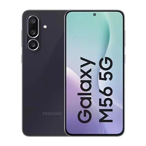Samsung Galaxy M56 5G 6.74" 120Hz Super AMOLED Display 256GB+8GB 50MP+12MP 4K@30fps Camera Exynos 1480 (4nm) Chipset 5000mAh 45W Battery (TYP) Android 15 Dual SIM Display-Fingerprint Unlock Smartphone