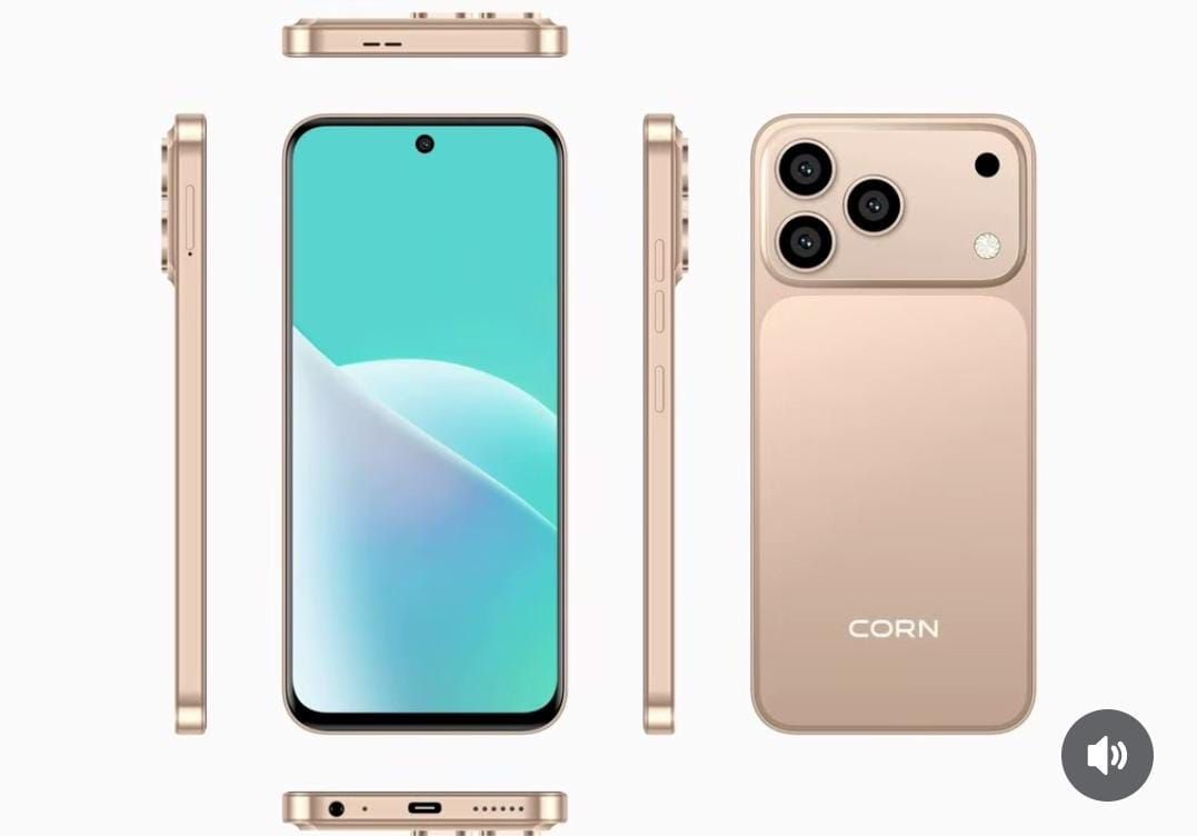 CORN MEGA 100 MAX 6.67"HD 64GB ROM, 5(2+3)GB RAM  5000mAh STRONG BATTERY DUAL SIM CARD SMART PHONE SIDE-MOUNTED FINGERPRINT FACE UNLOCK,13MP ULTRA CAMERA 8MP SELFIE CAMERA TYPE-C CHARGING
