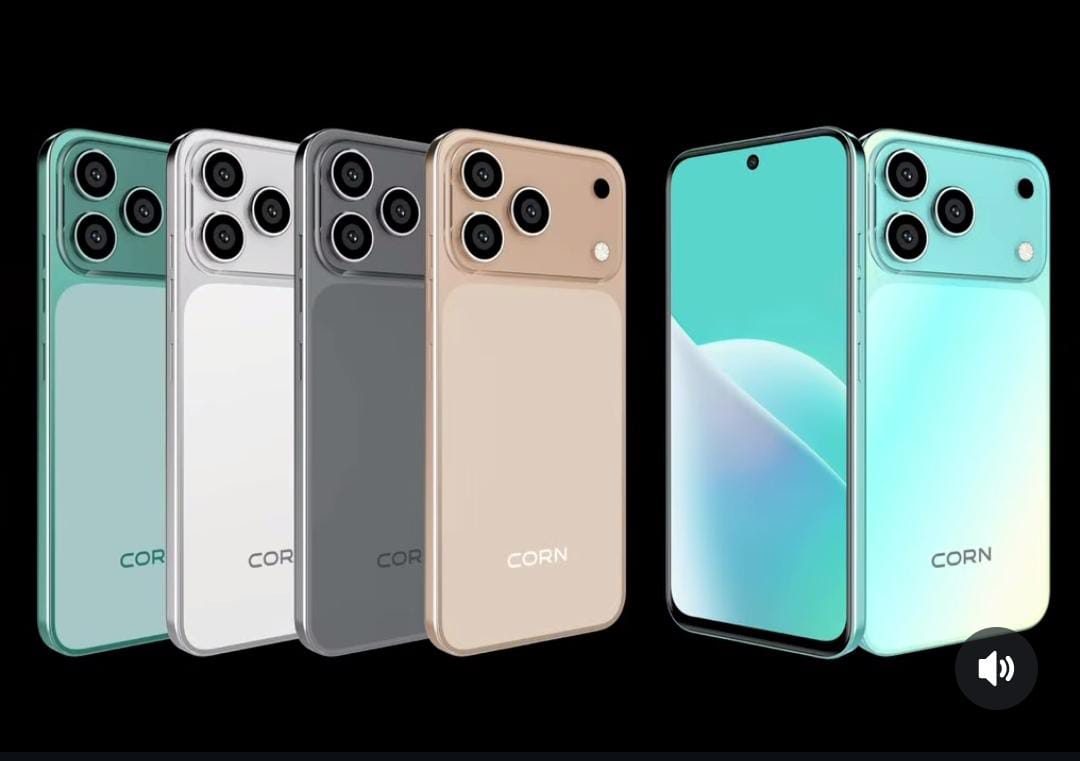 CORN MEGA 100 MAX 6.67"HD 64GB ROM, 5(2+3)GB RAM  5000mAh STRONG BATTERY DUAL SIM CARD SMART PHONE SIDE-MOUNTED FINGERPRINT FACE UNLOCK,13MP ULTRA CAMERA 8MP SELFIE CAMERA TYPE-C CHARGING