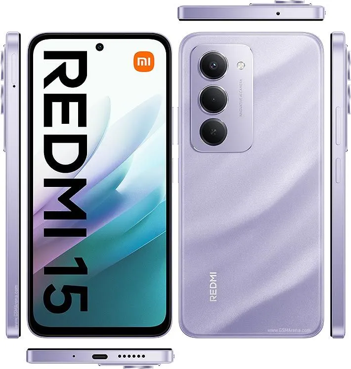 [NEW ARRIVAL] Redmi 15 4G 6.9" 128GB ROM +6GB RAM 7000mAh 33W charger ip64 50MP +8 MP Octa-core Qualcomm SM6225 Snapdragon 685 (6 nm) IPS LCD, 144Hz Android 15 Fingerprint (side-mounted)SMARTPHONES