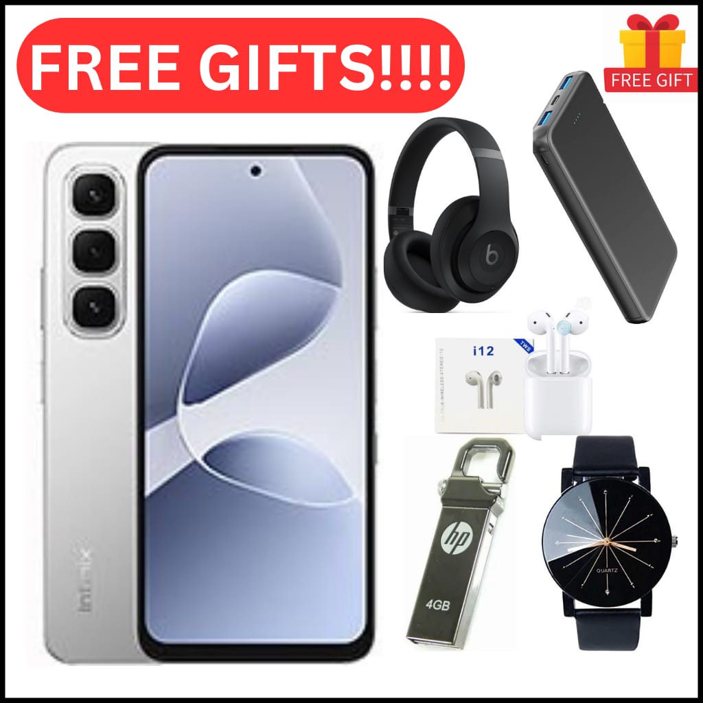 Infinix Hot 60i 128GB+12(6+6)GB 6.7" 120Hz Screen 4G Phone Dual SIM 5160mAh Battery 45W Charging 50MP Camera Fingerprint Lock Android 15 G81 Smart AI smart Phones WITH FREE GIFTS!!