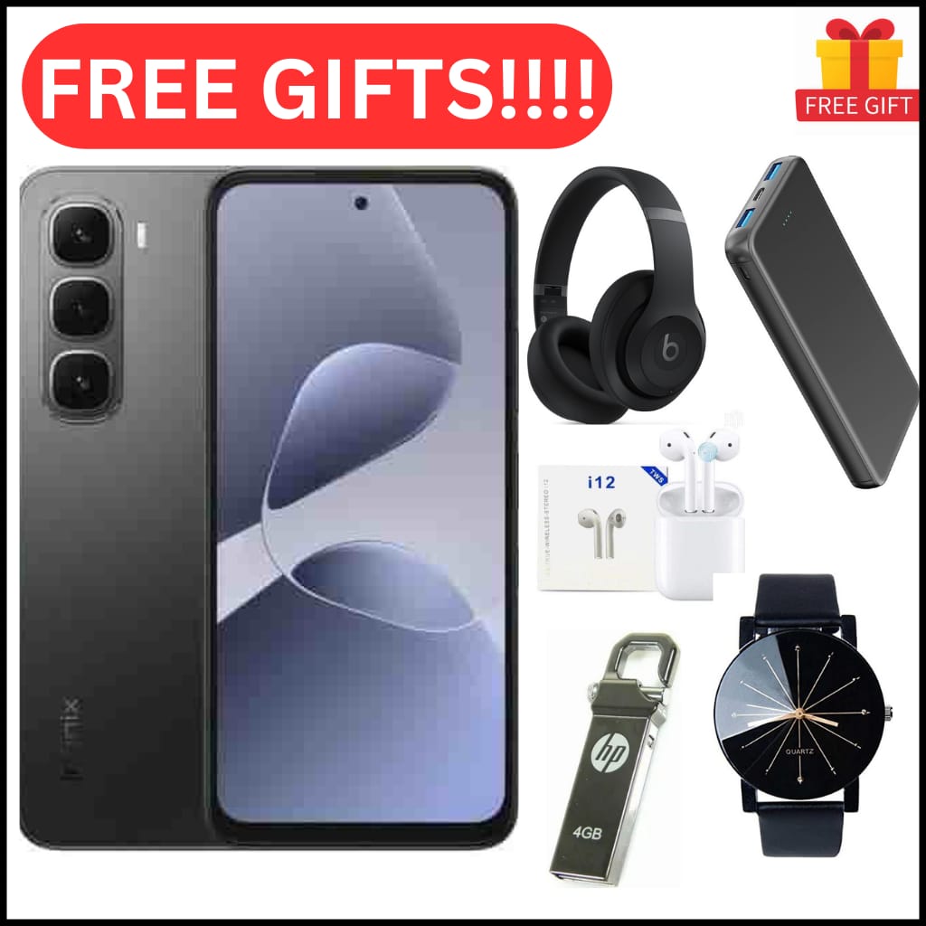 Infinix Hot 60i 128GB+12(6+6)GB 6.7" 120Hz Screen 4G Phone Dual SIM 5160mAh Battery 45W Charging 50MP Camera Fingerprint Lock Android 15 G81 Smart AI smart Phones WITH FREE GIFTS!!