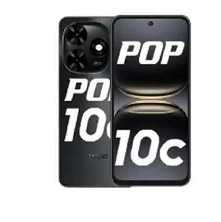 (NEW ARRIVALS!!)TECNO POP 10C 64GB+4GB(2+2)GB 13MP Rear/8MP Front 6.67 inch, 720 x 1560 Pixels 5000mAh Battery DUAL SIM 4G Android 15 Smart Phones