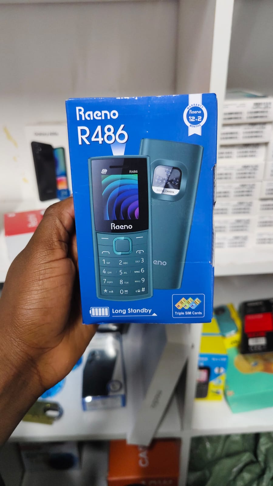 NEW RAENO R480 1.77 INCH WITH 5C BATTERY TRIPPLE SIM!! KABAMBE/MULIKA MWIZI/FEATURE/BUTTON PHONE FM RADIO CAMERA TORCH FACEBOOK, OPERAMINI FEATURE PHONE