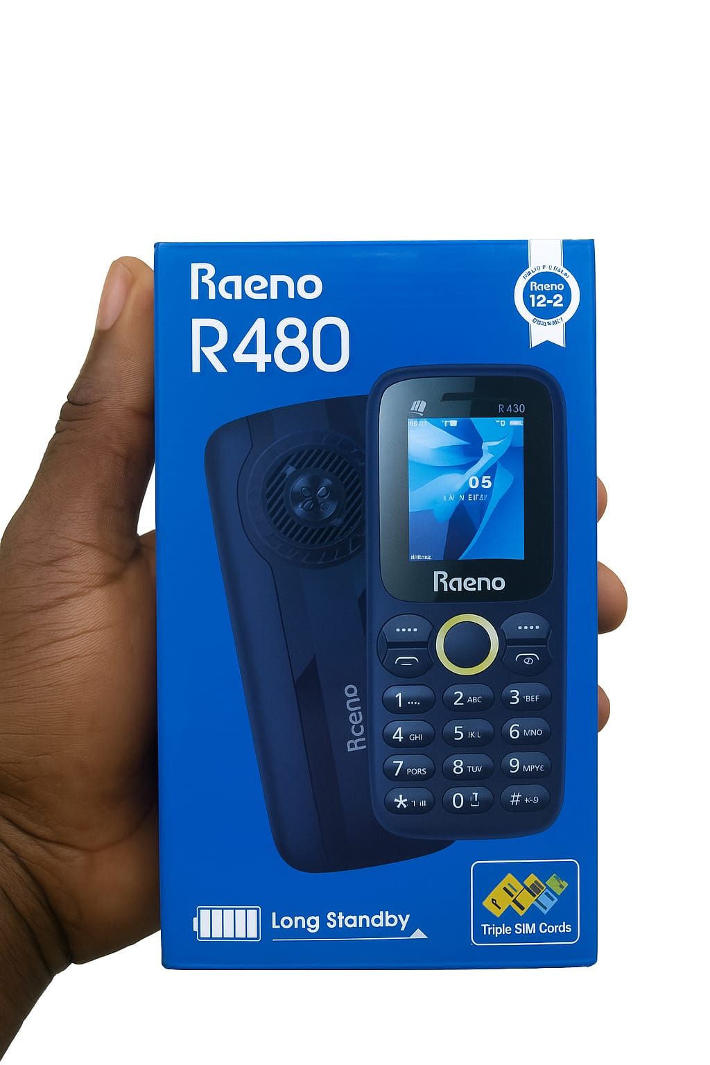NEW RAENO R480 1.77 INCH WITH 5C BATTERY TRIPPLE SIM!! KABAMBE/MULIKA MWIZI/FEATURE/BUTTON PHONE FM RADIO CAMERA TORCH FACEBOOK, OPERAMINI FEATURE PHONE