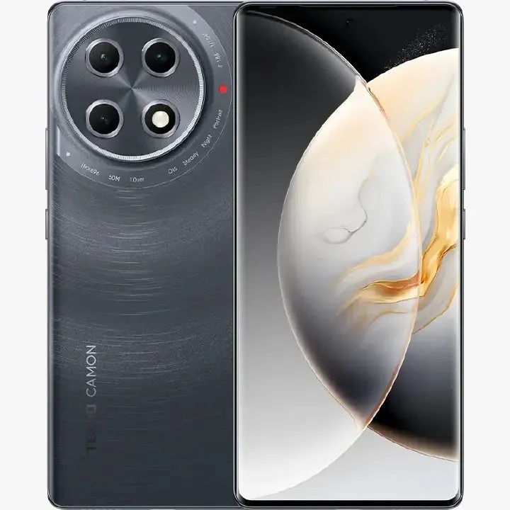 Tecno Camon 30S 128GB ROM + 6GB RAM 6.7" 3D-Curved AMOLED 120Hz Screen Dual Sim Phone MTK Helio G100 33W  Fast Charging 5000mAh Battery 50MP Rear Camera Dual Speaker Android 14 Smart Phones