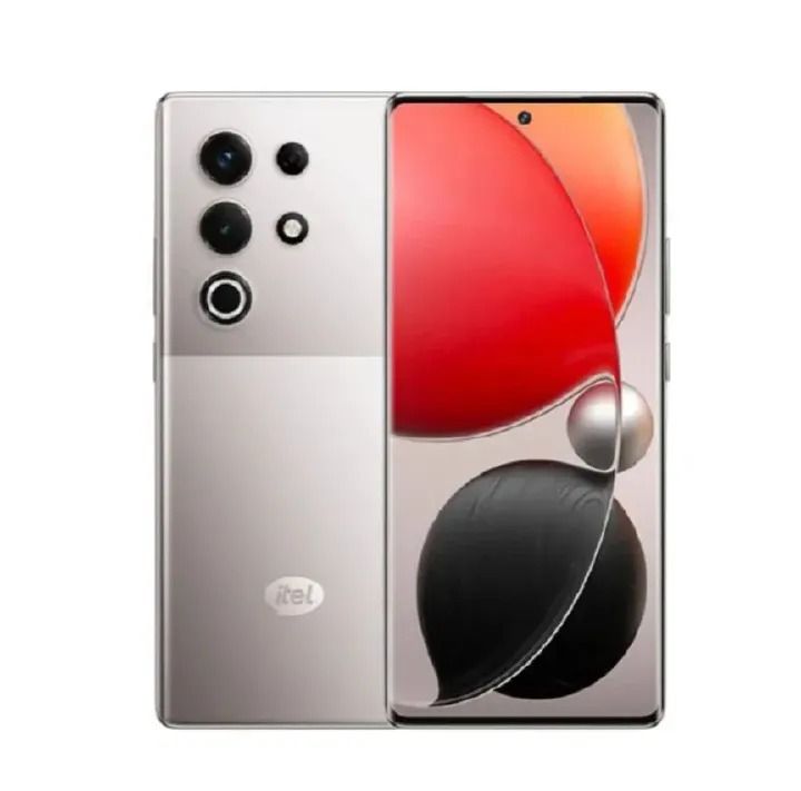 Itel S25 Ultra 256GB ROM+16(8+8)GB RAM 50MP+32MP Camera 6.78" 120Hz 3D-Curved Super Bright AMOLED Display 5000mAh Battery Android IP64 Dust/Water Resistant RGB Ring Notifications Light Smartphones