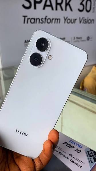 [New Arrivals] TECNO POP 10 64GB + 3GB 4G Network 6.67" 120Hz Hole Screen Dual Speakers IP64 Waterproof 13MP 5000mAh 15W Type-C Android 15 Dual SIM Phone Side Fingerprint Unlock phones Smartphone