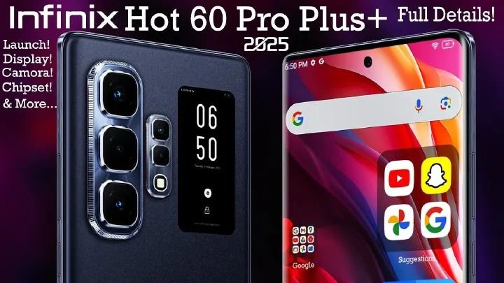 [NEW ARRIVALS] Infinix Hot 60 Pro Plus 256GB+16(8+8)GB 6.78" 144Hz Curved AMOLED Display 50+13MP Camera 5160mAh Battery 45W Fast Charging Corning Gorilla Glass 7i IP65 Infinix Hot 60 Pro+ AI Smartphon