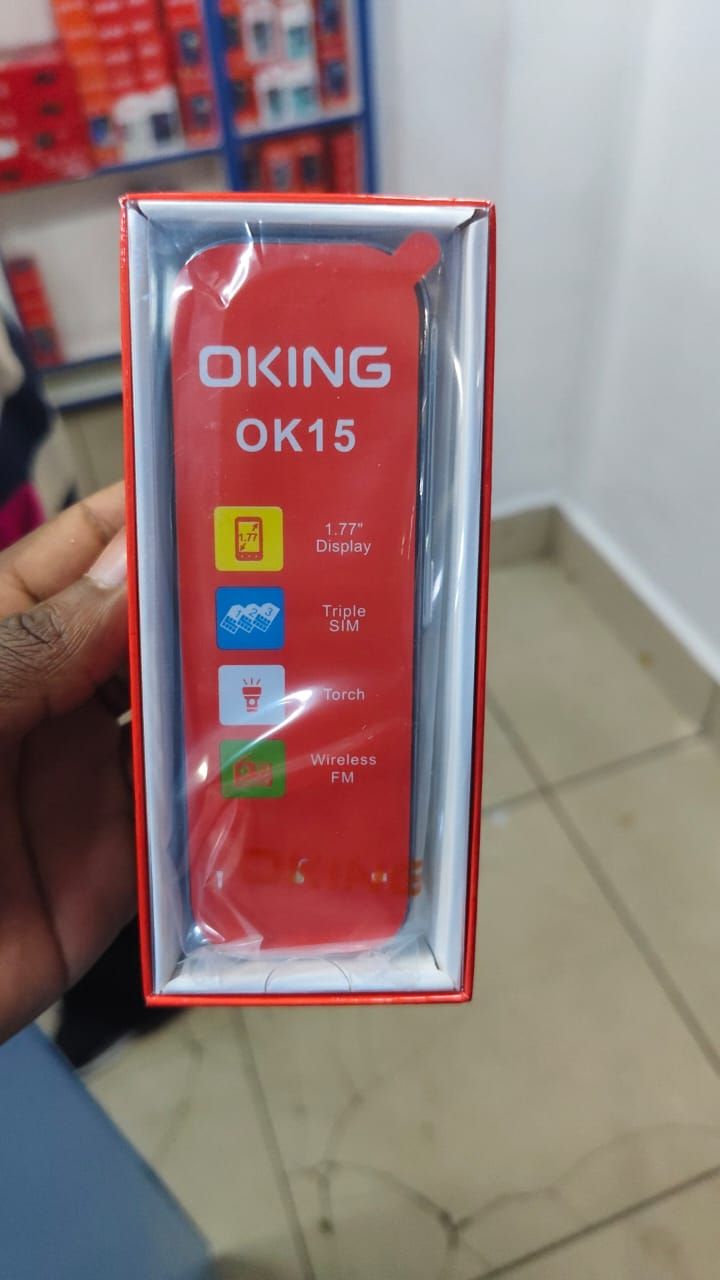 [NEW ARRIVALS!!]Oking OK15 TRIPLE SIM PHONE 1.77" Screen button phone Wireless FM, 5C 1200mAh BATTERY CAPACITY, Triple sim cards WITH torch light, wireless fm and camera featured phone