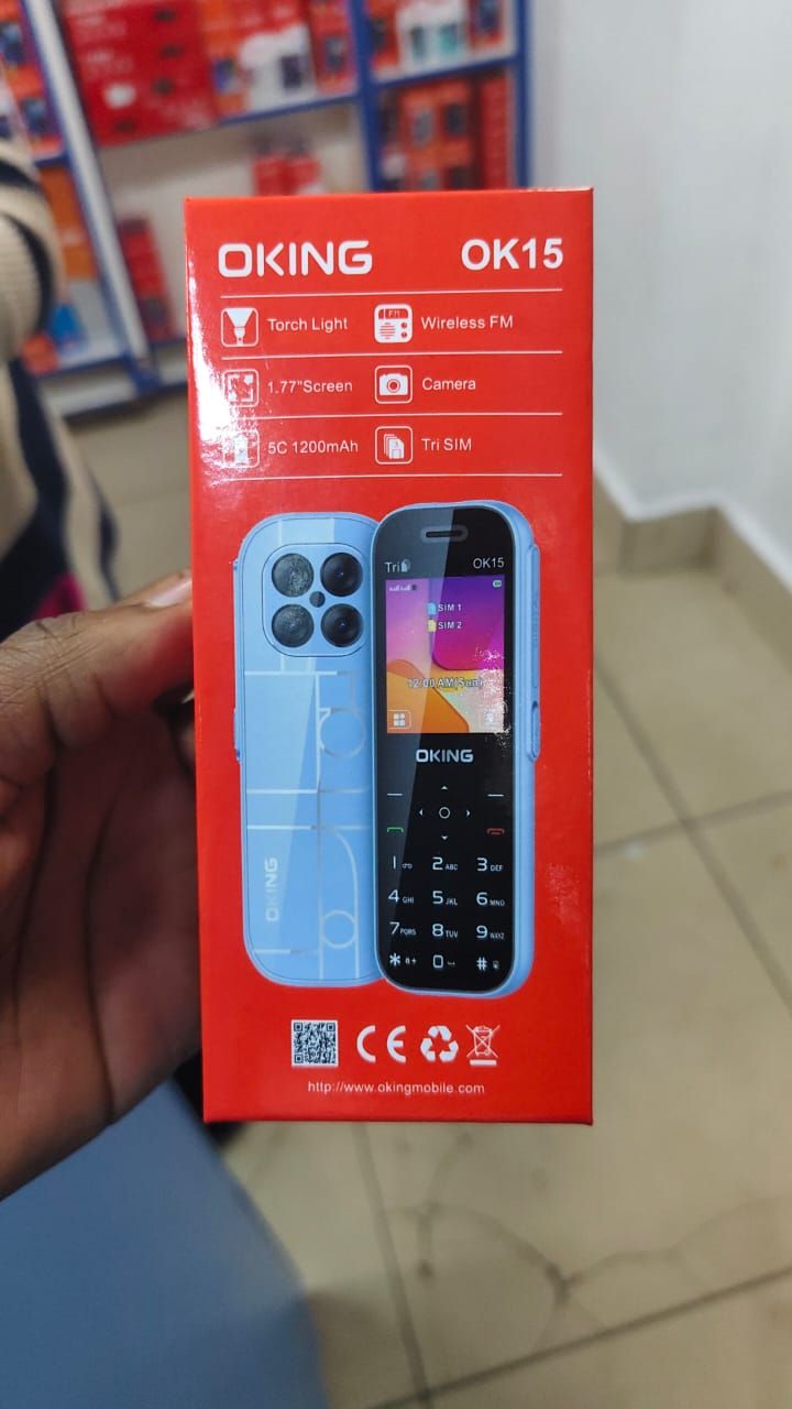 [NEW ARRIVALS!!]Oking OK15 TRIPLE SIM PHONE 1.77" Screen button phone Wireless FM, 5C 1200mAh BATTERY CAPACITY, Triple sim cards WITH torch light, wireless fm and camera featured phone