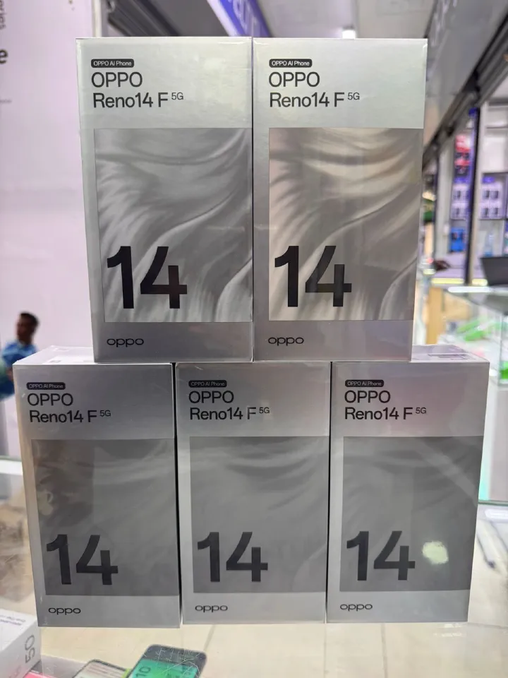 [NEW ARRIVAL!!]OPPO RENO 14F 5G, 6.59'' DISPLAY, 512GB ROM + 12GB RAM, 6000mAh, 32MP FRONT CAMERA , 50MP REAR CAMERA 12MONTHS WARRANTY SMARTPHONES