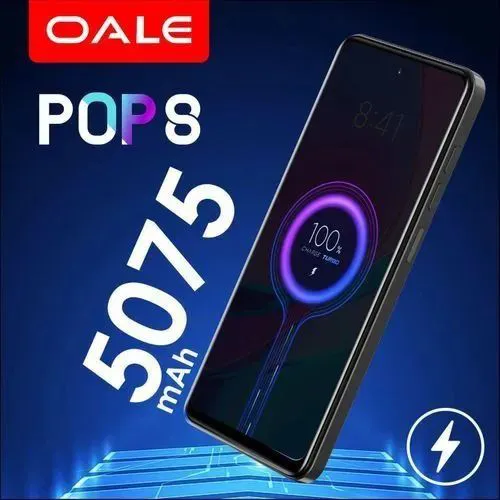 [NEW ARRIVAL!!]OALE POP 8, 64GB ROM+ 3GB RAM 6.6" screen display , 5MP FRONT CAMERA +8MP CAMERA + AI CAM 4G (Dual SIM) 5075 mAh fingerprint unlock smart phone