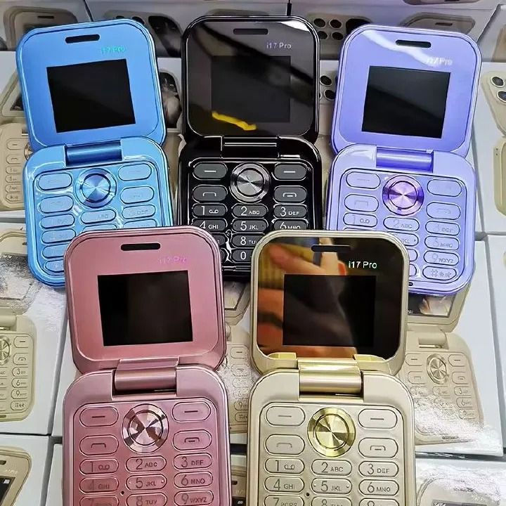 [NEW ARRIVAL!!]i17 PRO FLIP PHONE DUAL SIM CARD TWO - 2 SIM CARD SLOT BATTERY 1000MAH FM RADIO 1.77 INCH SCREEN DISPLAY FOLDABLE PHONE NEW ARRIVAL ON OFFER KABAMBE featured phones