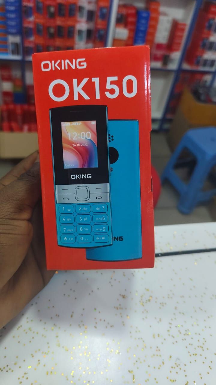 [NEW ARRIVALS!!]OKING OK150 SCREEN DISPLAY 1.77’’ DUAL SIM CARD WIRELESS FM CAMERA BRIGHT TORCH BIG SPEAKER KABAMBE/MULIKA MWIZI/BUTTON PHONE/FEATURED PHONE ON OFFER