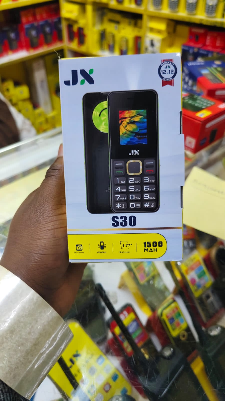 [NEW ARRIVAL!!!]JX S30 DUAL SIM PHONE 1500MAH BATTERY CAPACITY WIRELESS FM, BIG TORCH , SCREEN DISPLAY 1.77" KABAMBE/KATULULU/MULIKA MWIZI/BATTON/FEATURE PHONE