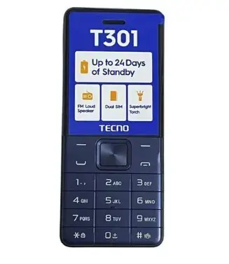 [NEW ARRIVAL!!!]Tecno T301 Dual Sim 1.77-inch screen With Camera & TorchLight Fm Loud Speaker ,with up to 24 Days of Standby Battery Featured Phones