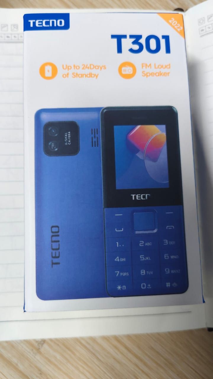 [NEW ARRIVAL!!!]Tecno T301 Dual Sim 1.77-inch screen With Camera & TorchLight Fm Loud Speaker ,with up to 24 Days of Standby Battery Featured Phones