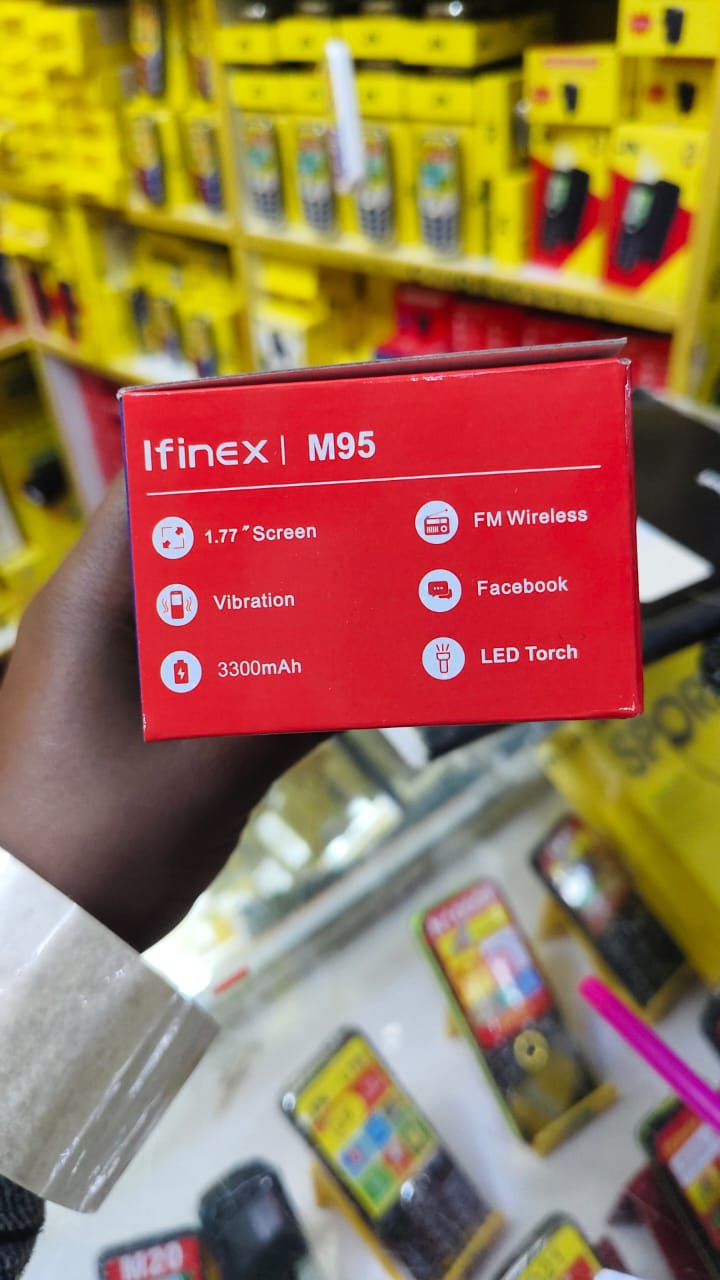 [NEW ARRIVAL!!] IFINEX M95 QUAD SIM PHONE 1.77 inch Display 3300mAh Buletooth Vibrator/Wireless FM/ MP3/MP4/Big LED Torch/ Auto callrecording/WITH KING VOICE Cell Feature Phone