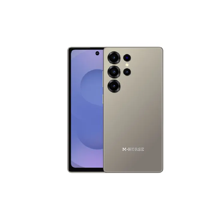 LATEST M-HORSE S25 Ultra 6.6'' HD + incell 128GB RAM + 8GB ROM 5MP Front camera +8MP Rear camera 5000mAh battery capacity with stylus pen side fingerprint UNLOCK Android 14 smartphone +FREE EARPODS