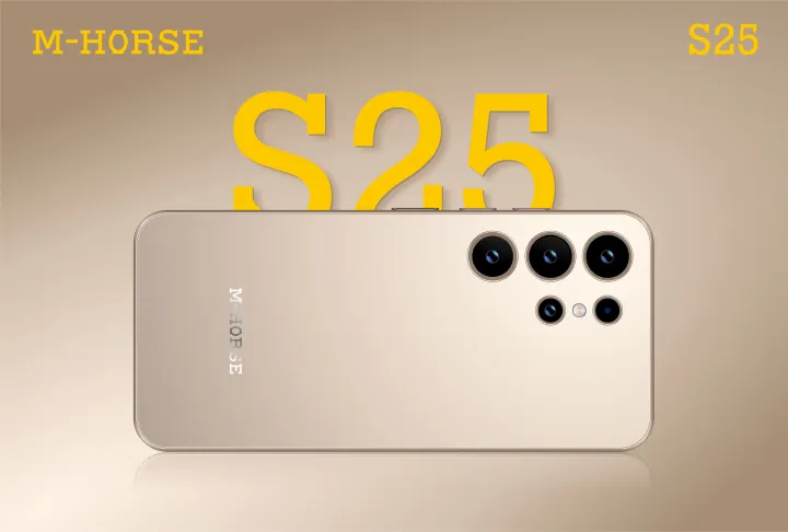 LATEST M-HORSE S25 Ultra 6.6'' HD + incell 128GB RAM + 8GB ROM 5MP Front camera +8MP Rear camera 5000mAh battery capacity with stylus pen side fingerprint UNLOCK Android 14 smartphone +FREE EARPODS