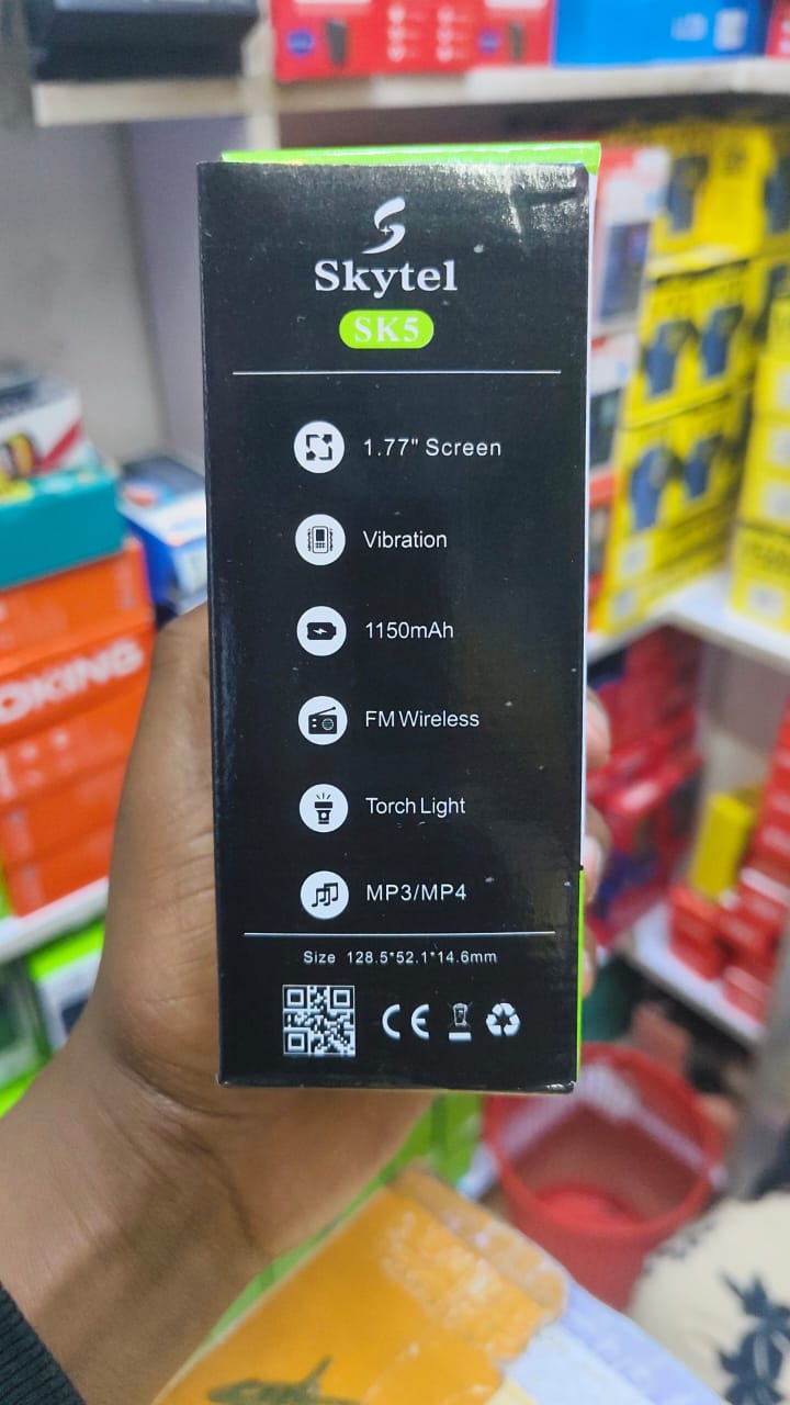 {NEW ARRIVALS}SKYTEL SK5 1.77" SCREEN DISPLAY DUAL SIM FEATURE PHONE 1150mAh BATTERY CAPACITY TYPE C CHARGING ,with MP3,MP4, Radio, Flash Torch ,big battery and camera feature phone