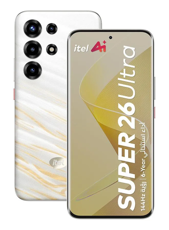 [NEW ARRIVALS!!!] Itel SUPER 26 ULTRA 8GB RAM + 256GB ROM Storage 6.8" Inch 144Hz 3D Curved AMOLED Display In-display fingerprint scanner IP65 6000mAh AMOLED Dual Sim Android 15 Smartphones