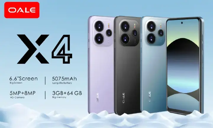 [NEW ARRIVAL] OALE X4 64GB ROM+3GB RAM SCREEN 6.6’’ 5075mAh HIGH CAPACITY BATTERY FINGER PRINT ANDROID 13 CAMERA FRONT 5MP+REAR 8MP CHEAP SMART PHONES