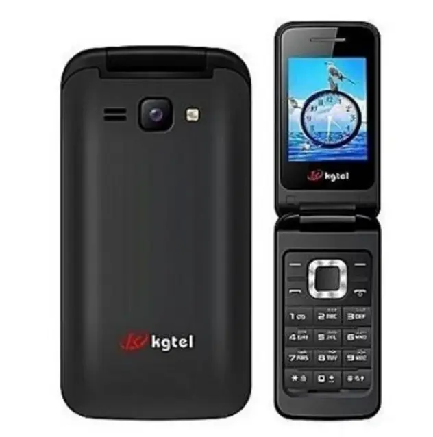 [NEW ARRIVALS!!]Kgtel C3521 Flip Flap Mobile Phone with Dual Sim GSM+GSM,2.4inch screen 1150mAh battery with flashlight vibration operamini wirelesss fm MP3/MP4 camera supported  featured phone