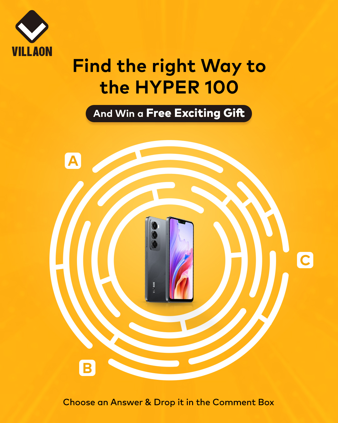 [NEW ARRIVAL] VILLAON HYPER 100 STORAGE 64GB ROM+8GB RAM BATTERY 5000MAH SCREEN 6.75’’ 13MP SUPER HDR CAMERA FINGERPRINT SLIM BODY