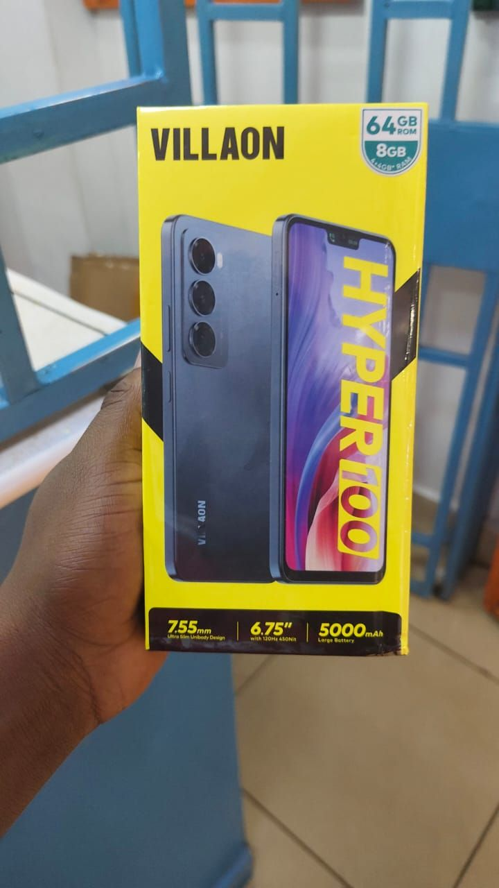 [NEW ARRIVAL] VILLAON HYPER 100 STORAGE 64GB ROM+8GB RAM BATTERY 5000MAH SCREEN 6.75’’ 13MP SUPER HDR CAMERA FINGERPRINT SLIM BODY