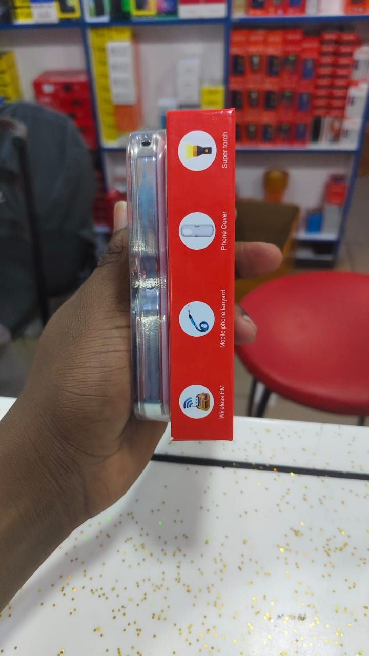 OKING OK-G80 2.0 Inch Big Screen Display, 1000mAh Big Battery, DUAL SIM Cards, 32MB RAM, Big Torch, FM Radio, 2G Enabled, Phonebook 2000 Contacts - WITH WIRELESS FM,PHONE LANYARD +COVER