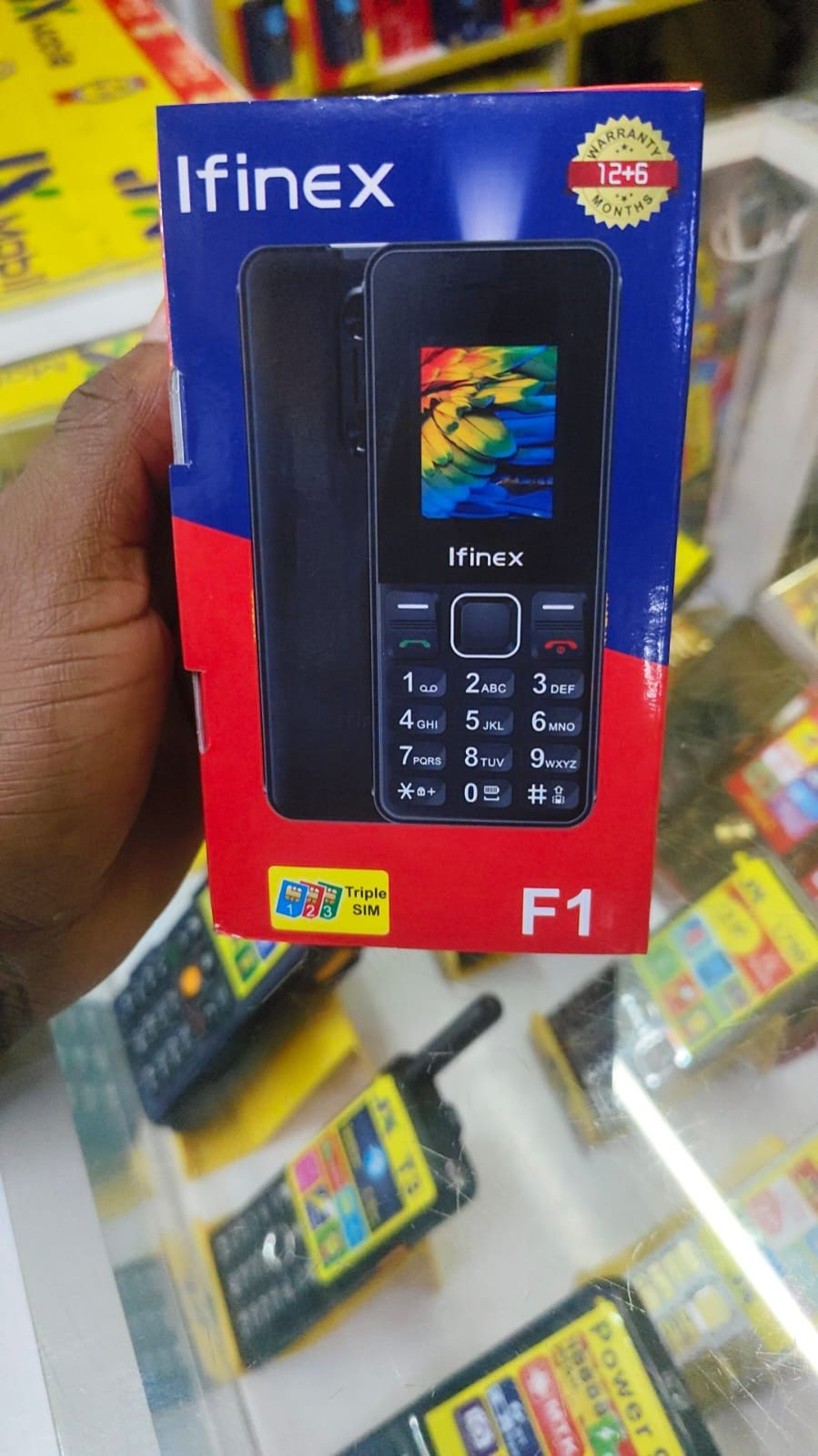 [NEW ARRIVALS!!!!]IfInex F1 Display 1.77 inch tripple sim card 1200mAh Battery WITH Facebook/Bluetooth/Vibrator/Wireless FM/MP3/MP4 Battery 1200mAh kabambe/katululu/mulika mwizi/button feature phone