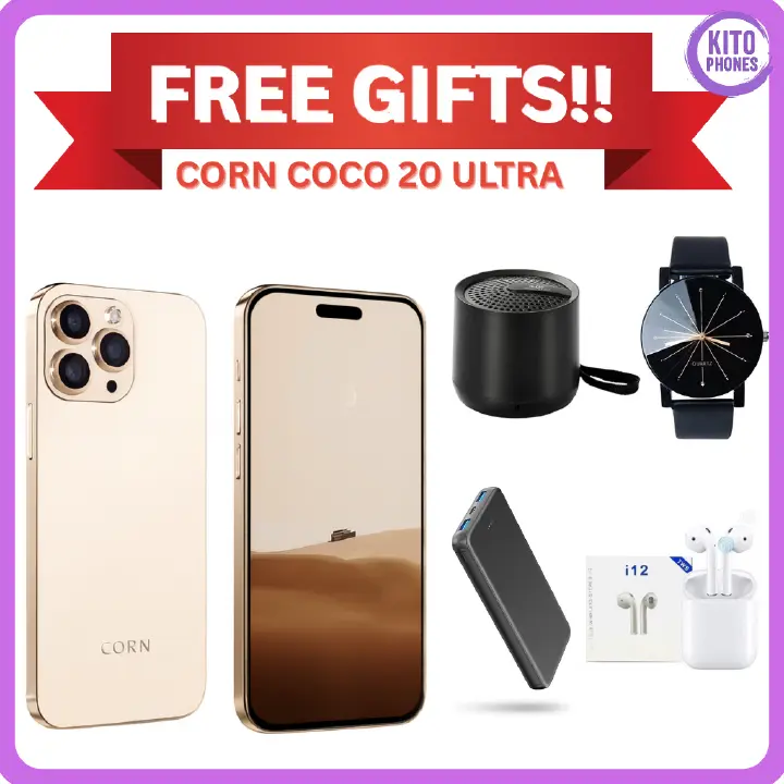 [ NEW ARRIVAL!!!] CORN COCO 20 ULTRA 4G 128GB Storage Up to 12GB (4+8) RAM 6.9'' Display 32MP Main +13MP Front Camera 5100mAh Strong Battery, NFC 4G Dual SIM, Android phones + FREE GIFT JUST FOR YOU
