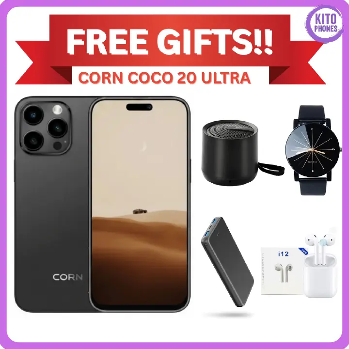 [ NEW ARRIVAL!!!] CORN COCO 20 ULTRA 4G 128GB Storage Up to 12GB (4+8) RAM 6.9'' Display 32MP Main +13MP Front Camera 5100mAh Strong Battery, NFC 4G Dual SIM, Android phones + FREE GIFT JUST FOR YOU