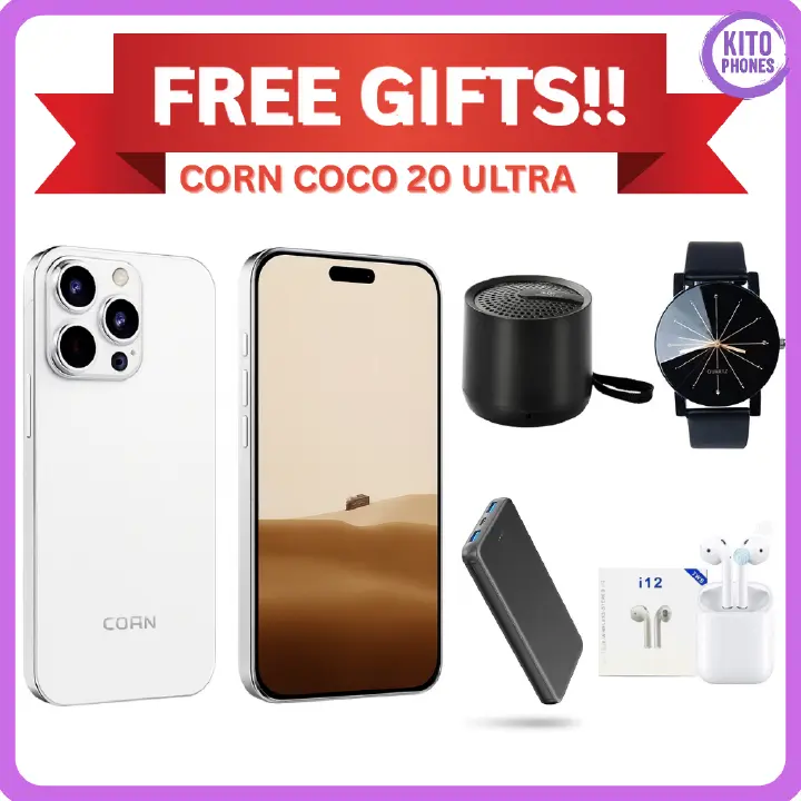 [ NEW ARRIVAL!!!] CORN COCO 20 ULTRA 4G 128GB Storage Up to 12GB (4+8) RAM 6.9'' Display 32MP Main +13MP Front Camera 5100mAh Strong Battery, NFC 4G Dual SIM, Android phones + FREE GIFT JUST FOR YOU