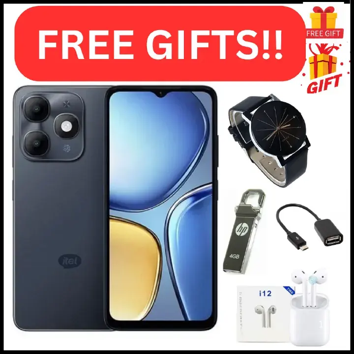 [NEW ARRIVALS!!!]Itel A90 128GB+12(4+8)GB RAM 6.6“ 90HZ Display Phone Dual SIM 4G Network 13MP Camera Fingerprint Unlock 15W 5000 mAh Battery Android 14 Octa-core Smart Phones+ FREE GIFTS