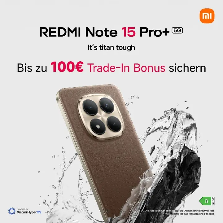 [NEW ARRIVAL!!!] XIAOMI Redmi Note 15 Pro+ 5G 512GB +12GB 6.83" 120Hz AMOLED Display (200+8)MP Rear Camera 32MP SELFIE 6500mAh Battery 100W Charge On-Screen Dual SIM Gorilla Glass Android
