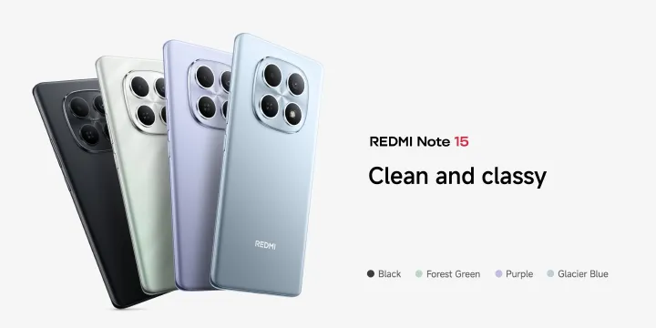 NEW ARRIVALS!! XIAOMI Redmi Note 15 256GB ROM +8GB RAM 6.77" 120Hz AMOLED Curved Display 108 MP CAMERA 20MP Selfie 6000mAh Battery 33W FAST CHARGING  ANDROID SMARTPHONE +FREE GIFTS