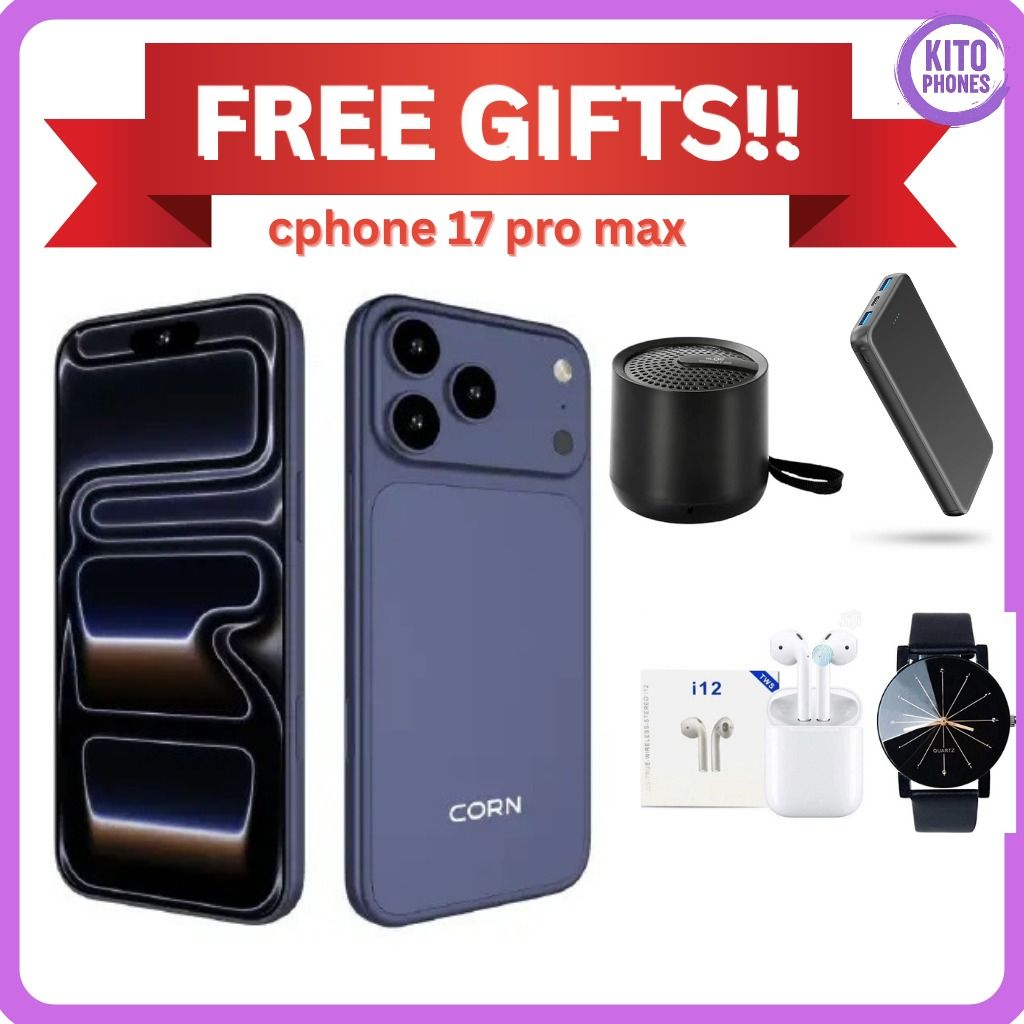 [ BRAND NEW ] CORN Cphone 17 Pro Max Android 14 smartphone 64GB Rom +5(2+3GB) Ram 6.6 inches IPS LCD screen display 5000mAh battery  OCTA-CORE 13mp  main camera+ 8mp android smartphone + free gifts
