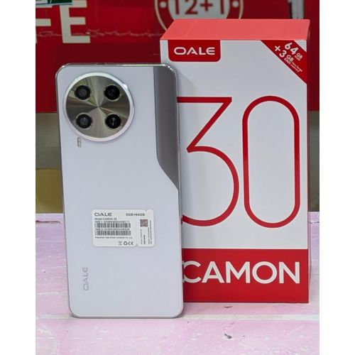 [ BRAND NEW ] OALE CAMON 30, 3GB RAM and 64GB GB, 8MP + 5MP CAMERA, 5075MAH, SIDE FINGERPRINT, DUAL SIM, 6.8IPS LCD DISPLAY. octa-core processor Dual SIM  smartphones